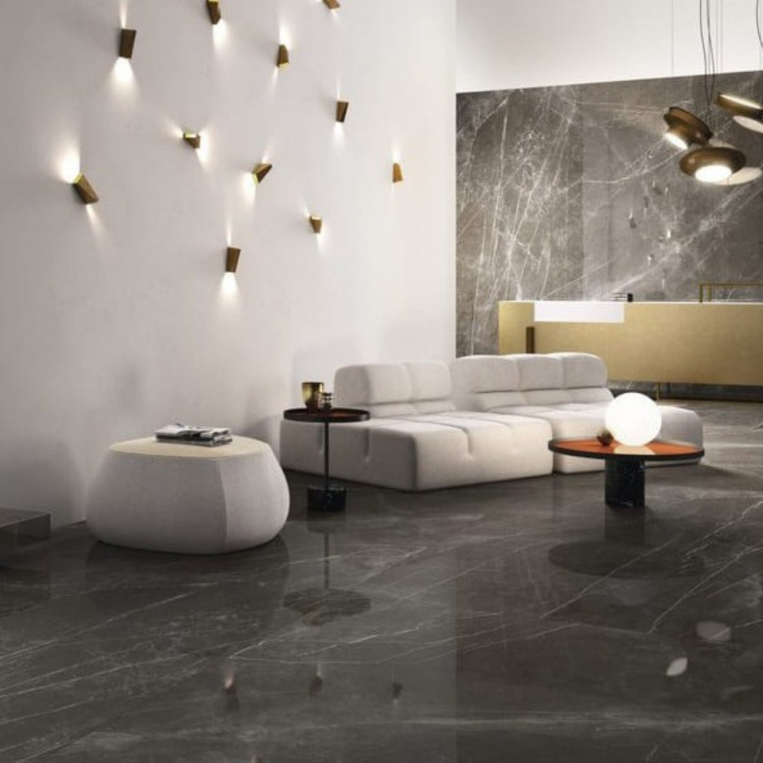 SUELO DE MÁRMOL PIETRA | GRIS - ARQMAT