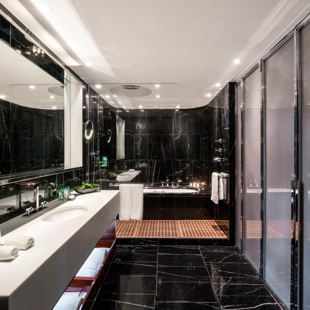 SUELO DE MÁRMOL MARQUINA | NEGRO - ARQMAT