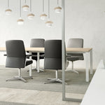SWIVEL MEETING CHAIR WITH STOPERS | THEOS