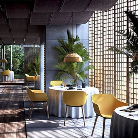 SILLÓN SHAPE MADERA