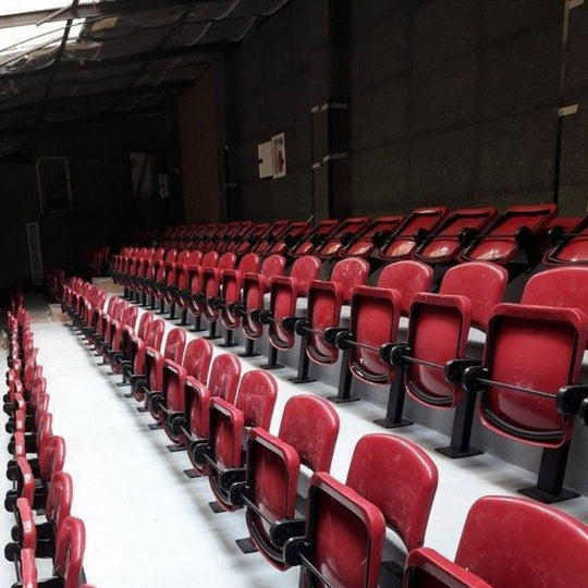 BUTACA DELTA TIP UP 211 FLOOR MOUNTED WITH MIDDLE LEG