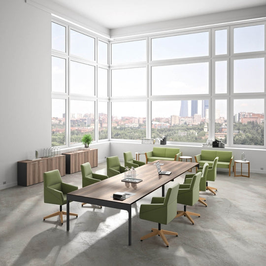 SILLA CONFIDENTE BASE MADERA | RAY - ARQMAT