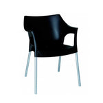 CHAIR WITH POLE ARMS