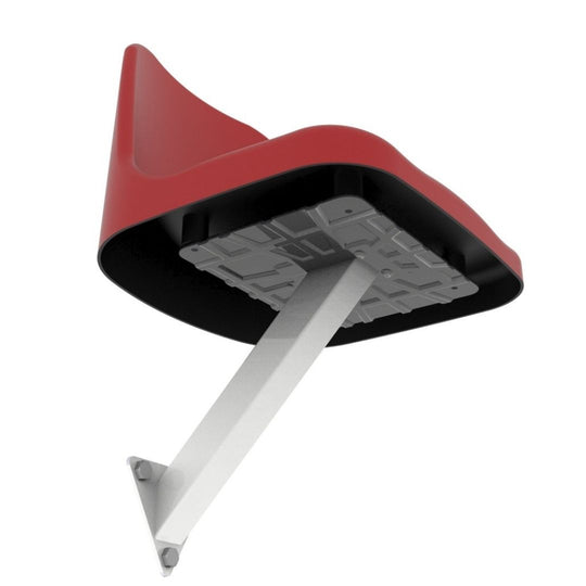 ARMCHAIR SHELL SEATS FIXED WITH METAL BRACKETS BETA 101 STEP MOUNTED