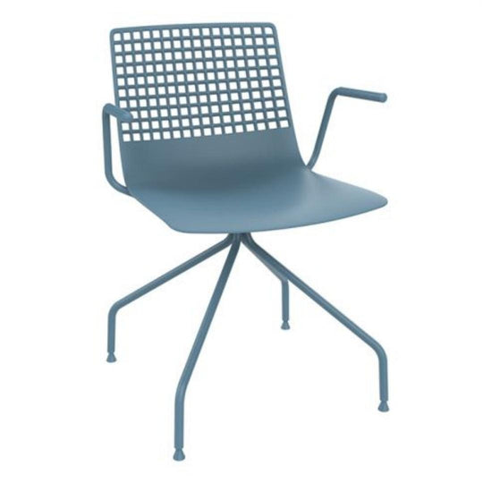 CHAIR WITH WIRE SPIDER ARMS