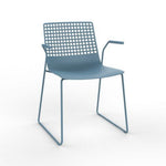 CHAIR WITH WIRE SKATING ARMS