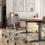 SWIVEL OPERATIONAL CHAIR WITH WHEELS | BROS