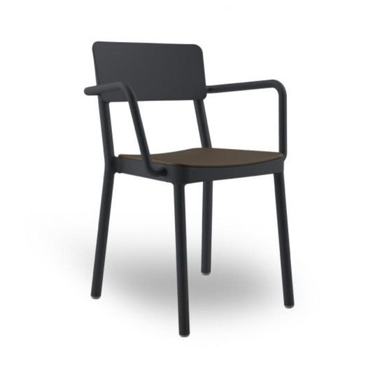 LISBOA UPHOLSTERED CHAIR WITH ARMS