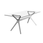 CANDLE TABLE L 180X90 GLASS