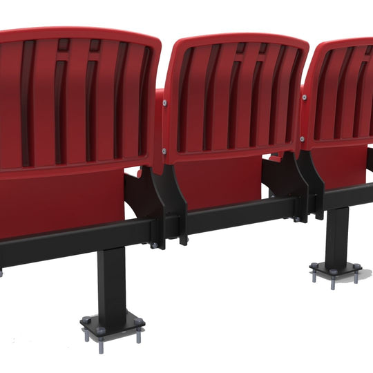 BUTACA STAR 421-422-423 MONORAIL TRIPLE FLOOR MOUNTED