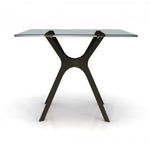 CANDLE TABLE S 90X90 GLASS