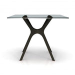 CANDLE TABLE S 80X80 GLASS