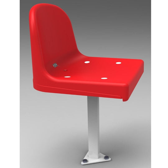 ARMCHAIR SHELL SEATS FIXED WITH METAL BRACKETS EPSILON 201 FLOOR MOUNTED