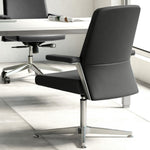 SWIVEL MEETING CHAIR WITH STOPERS | THEOS