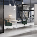 SILLA CONFIDENTE BASE CROMADA | RAY - ARQMAT
