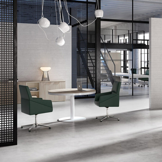 SILLA CONFIDENTE BASE CROMADA | RAY - ARQMAT