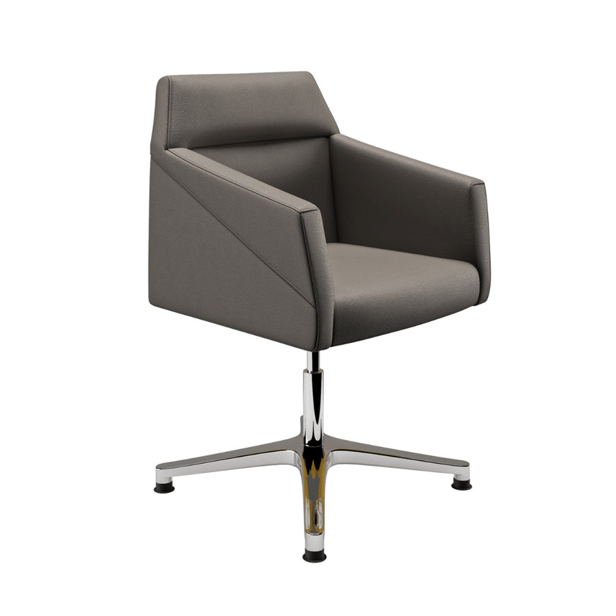 SILLA CONFIDENTE BASE CROMADA | RAY - ARQMAT