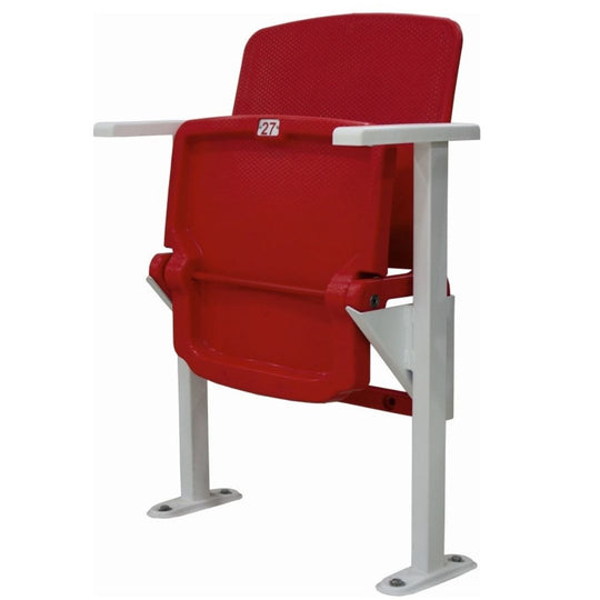 BUTACA OMEGA 202 FLOOR MOUNTED WITH ARMRESTS