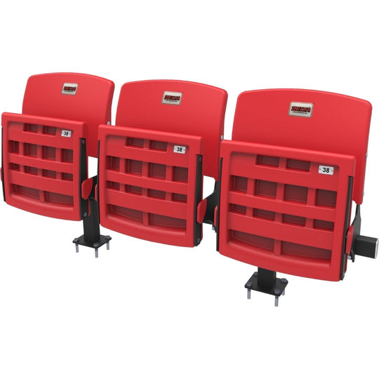 BUTACA STAR 421-422-423 MONORAIL TRIPLE FLOOR MOUNTED