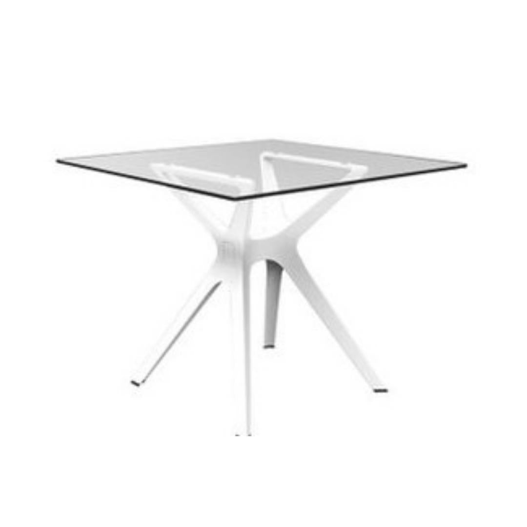 CANDLE TABLE S 70X70 GLASS