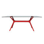 CANDLE TABLE L 180X90 GLASS