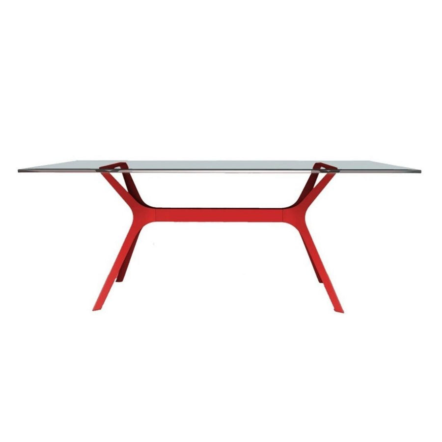 CANDLE TABLE L 180X90 GLASS