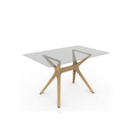 CANDLE TABLE M 120X80 GLASS
