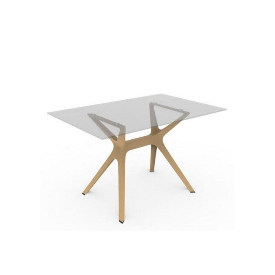 CANDLE TABLE M 120X80 GLASS