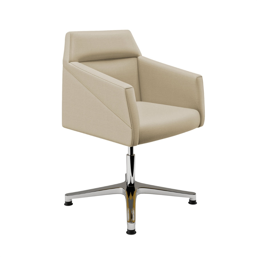 SILLA CONFIDENTE BASE CROMADA | RAY - ARQMAT
