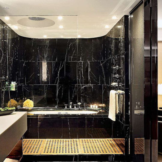 SUELO DE MÁRMOL MARQUINA | NEGRO - ARQMAT