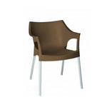 CHAIR WITH POLE ARMS