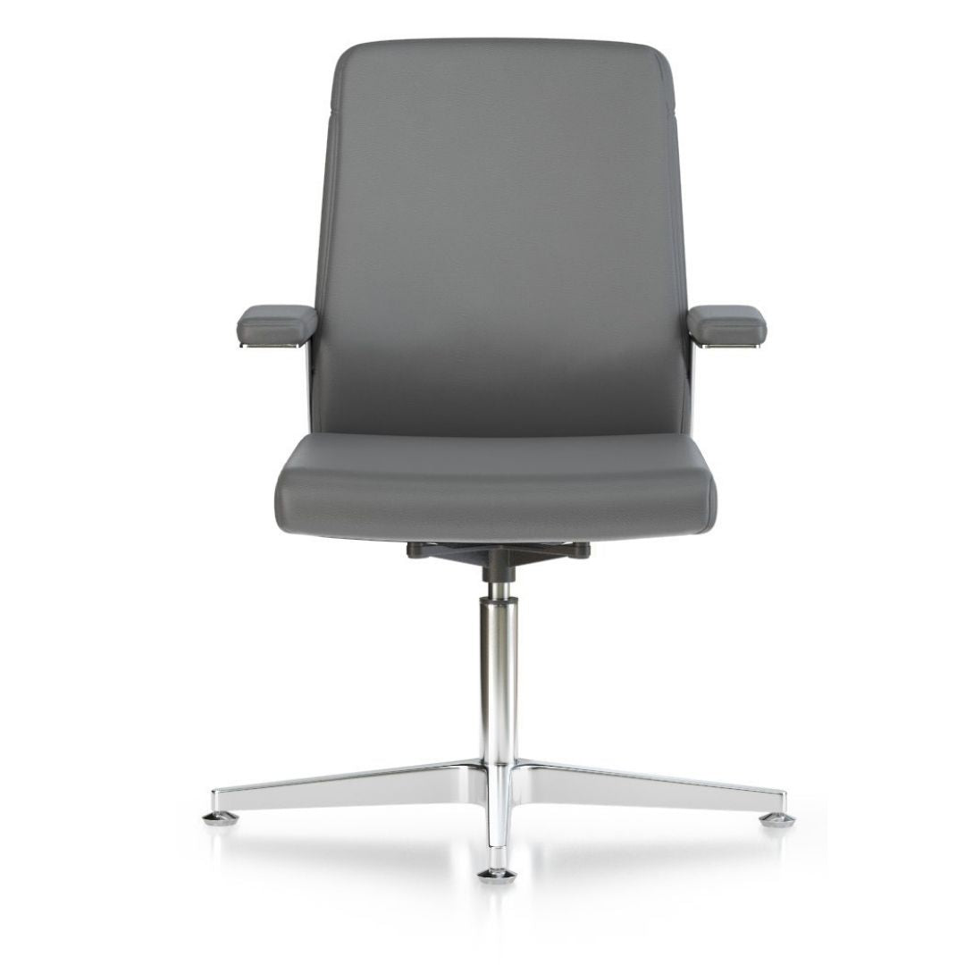 SWIVEL MEETING CHAIR WITH STOPERS | THEOS