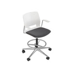 TABURETE BASE GIRATORIA CON BRAZOS | EASY - ARQMAT