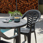 CHAIR WITH PALM ARMS