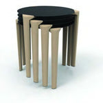 CORNER TABLE Ø90