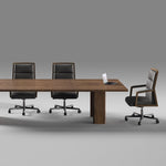 SILLÓN DE DIRECCION DE CUERO CON RESPALDO ALTO | SQUARE