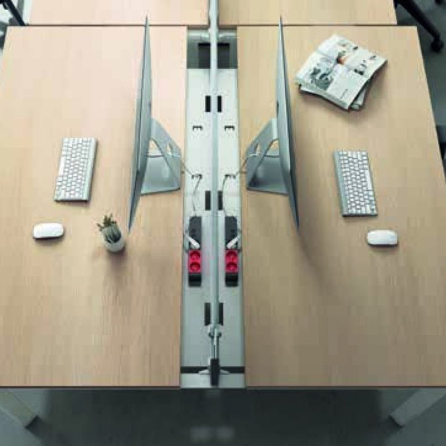 MESAS TIPO BENCH ENFRENTADAS 2 PUESTOS | BENCH STAR