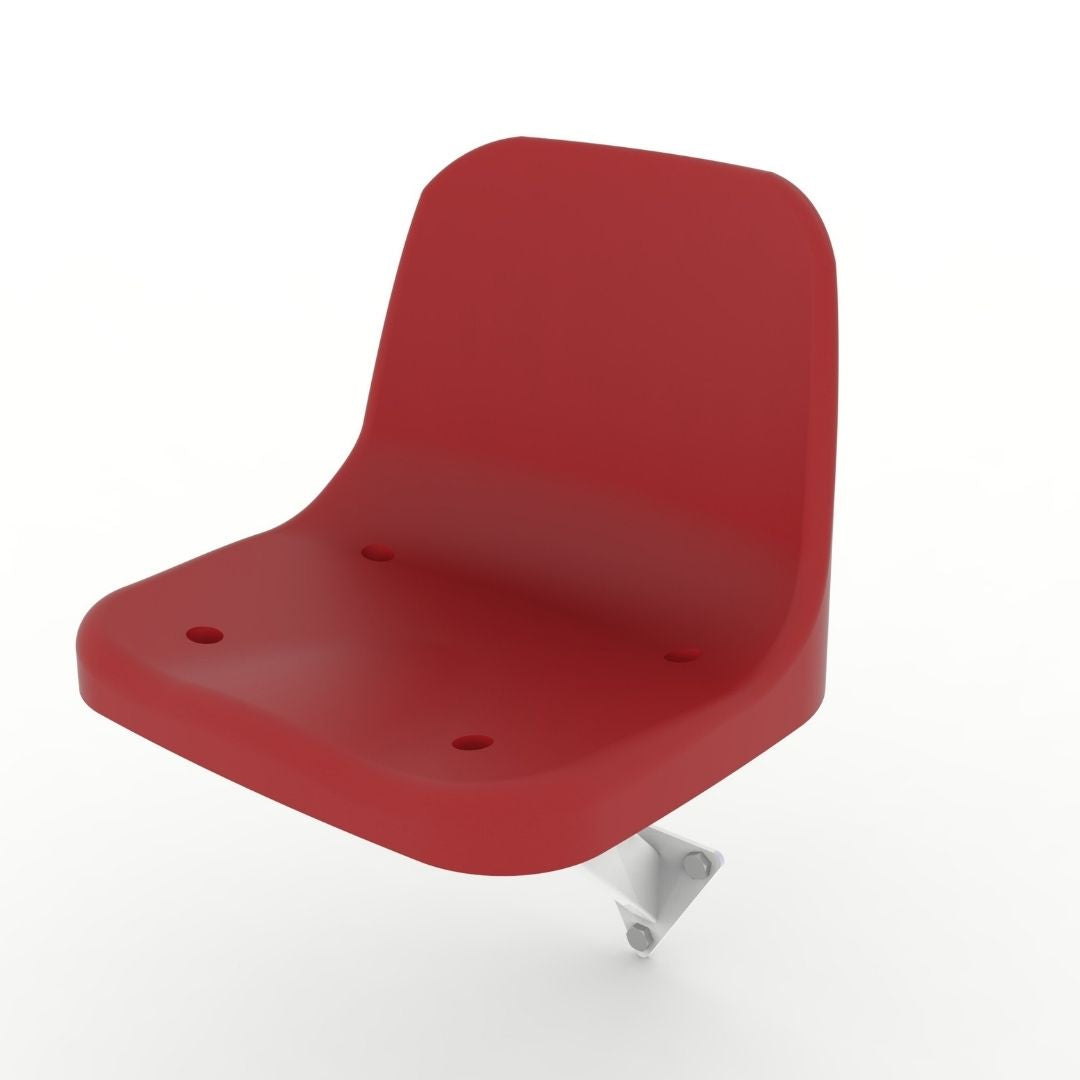ARMCHAIR SHELL SEATS FIXED WITH METAL BRACKETS BETA 101 STEP MOUNTED