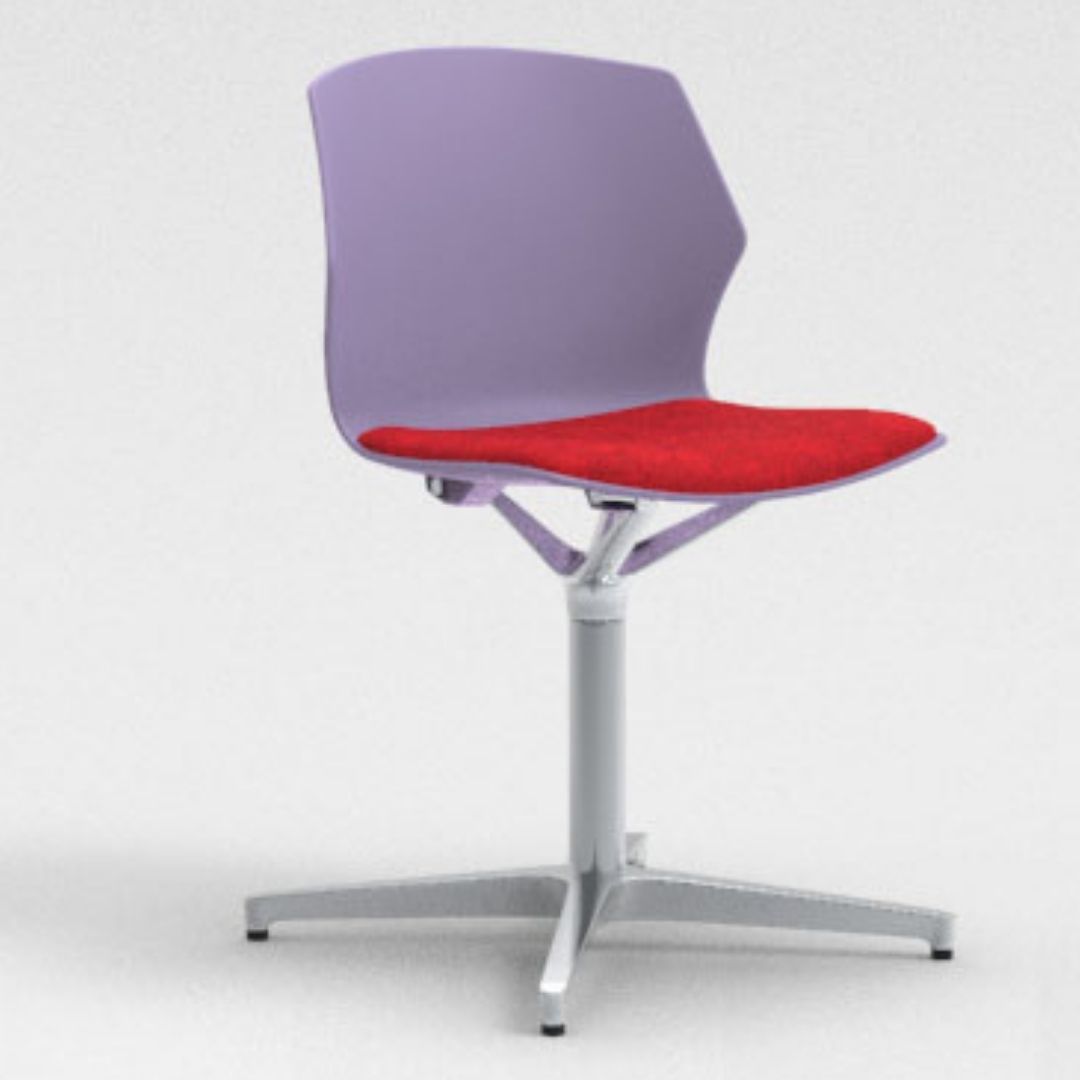 SWIVEL MEETING CHAIR WITH STOPERS | NO-FRILL