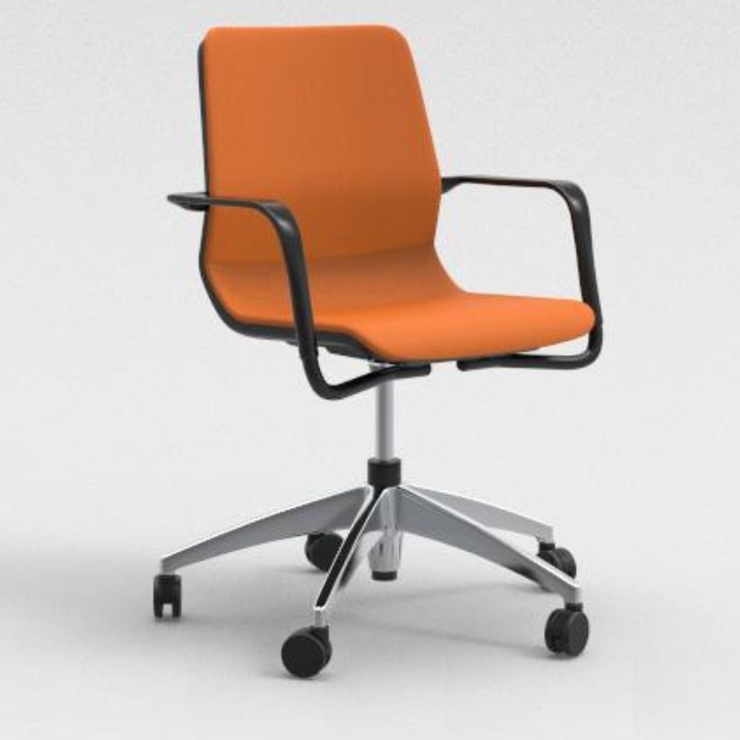 SWIVEL OPERATIONAL CHAIR WITH WHEELS | BROS