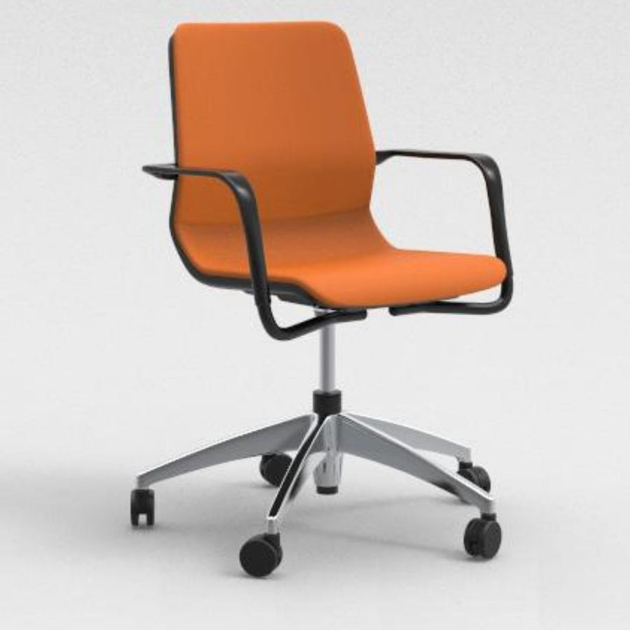SWIVEL OPERATIONAL CHAIR WITH WHEELS | BROS