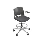 TABURETE BASE GIRATORIA CON BRAZOS | EASY - ARQMAT
