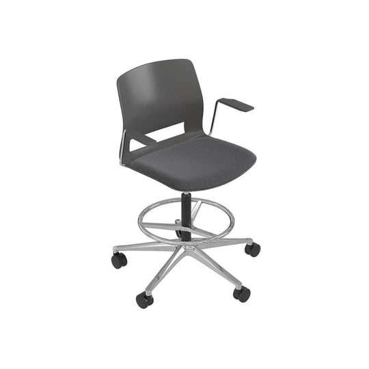 TABURETE BASE GIRATORIA CON BRAZOS | EASY - ARQMAT