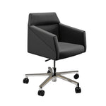SILLA CONFIDENTE BASE CROMADA CON RUEDAS | RAY - ARQMAT