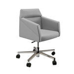 SILLA CONFIDENTE BASE CROMADA CON RUEDAS | RAY - ARQMAT
