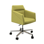 SILLA CONFIDENTE BASE CROMADA CON RUEDAS | RAY - ARQMAT