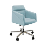 SILLA CONFIDENTE BASE CROMADA CON RUEDAS | RAY - ARQMAT