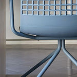 CHAIR WITH WIRE SPIDER ARMS