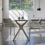 CANDLE TABLE S 70X70 GLASS