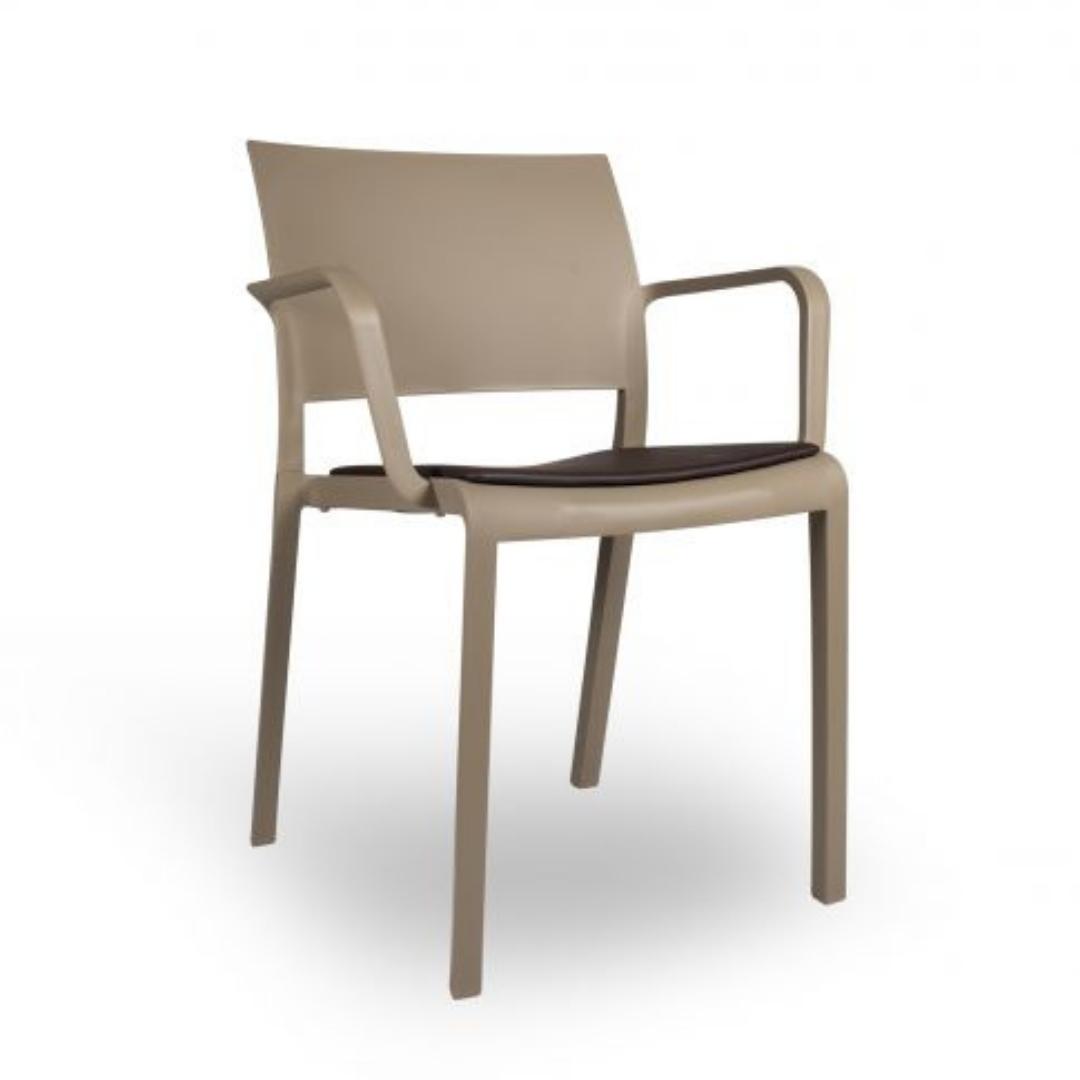NEW FIONA UPHOLSTERED CHAIR WITH ARMS